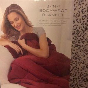 Body Wrap - 3-in-1 Blanket • Throw • Wrap.